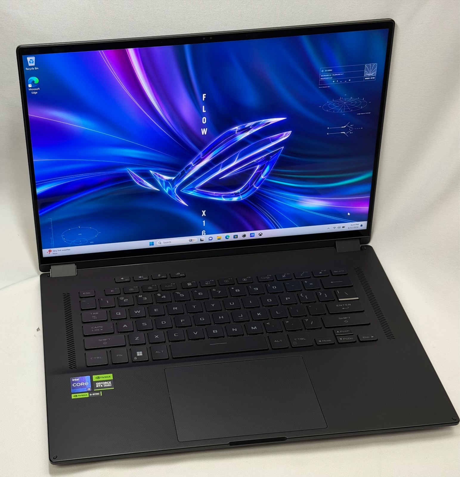 ASUS ROG Flow X16 GV601VU 16″ QHD+ TouchSC i9-13900H 16GB 1TB SSD RTX4050 Win 11
