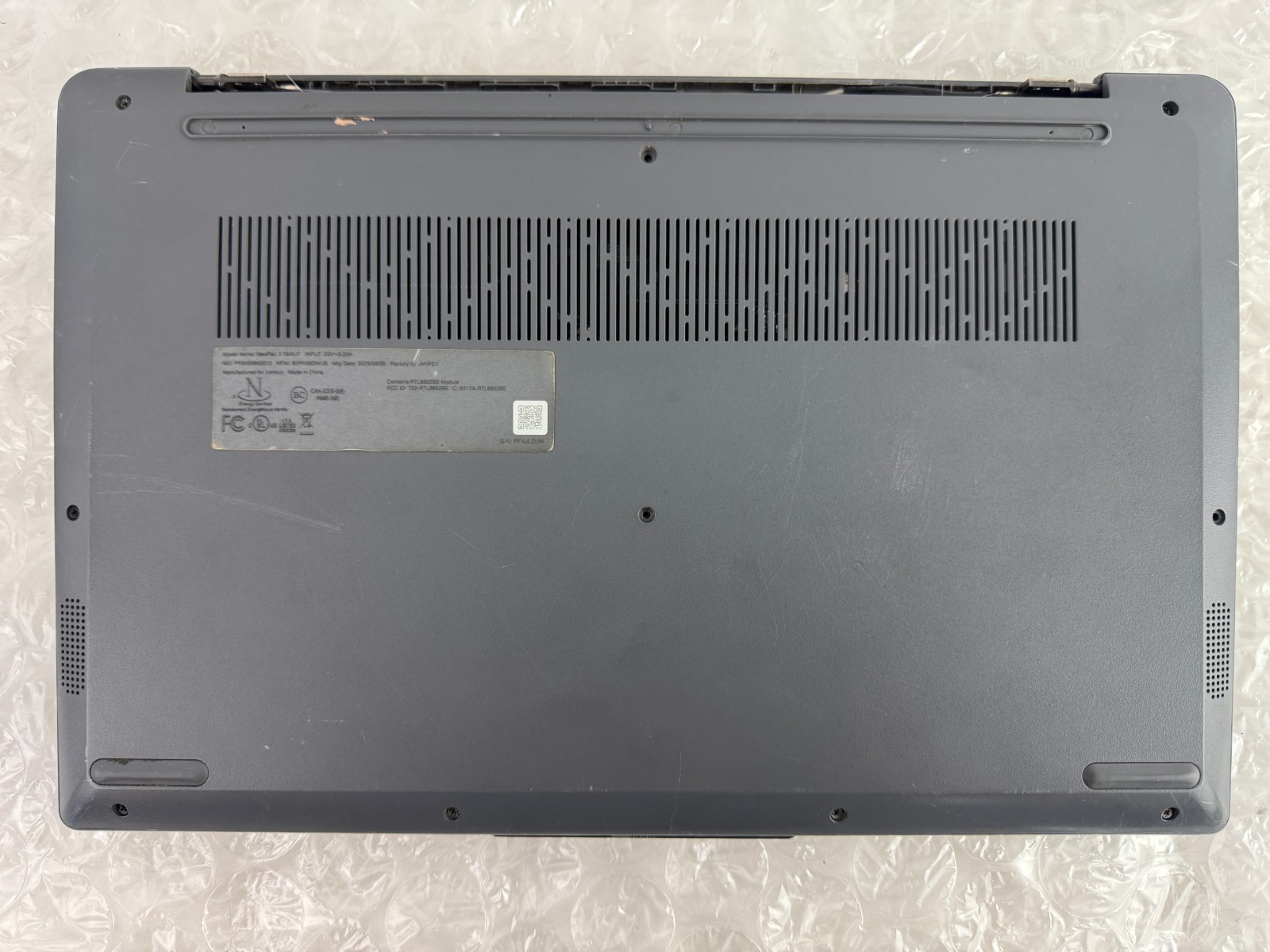 Lenovo IdeaPad 3 15IAU7 i5-1235U 8GB RAM No SSD/OS/AC Parts/Repair Laptop #DO