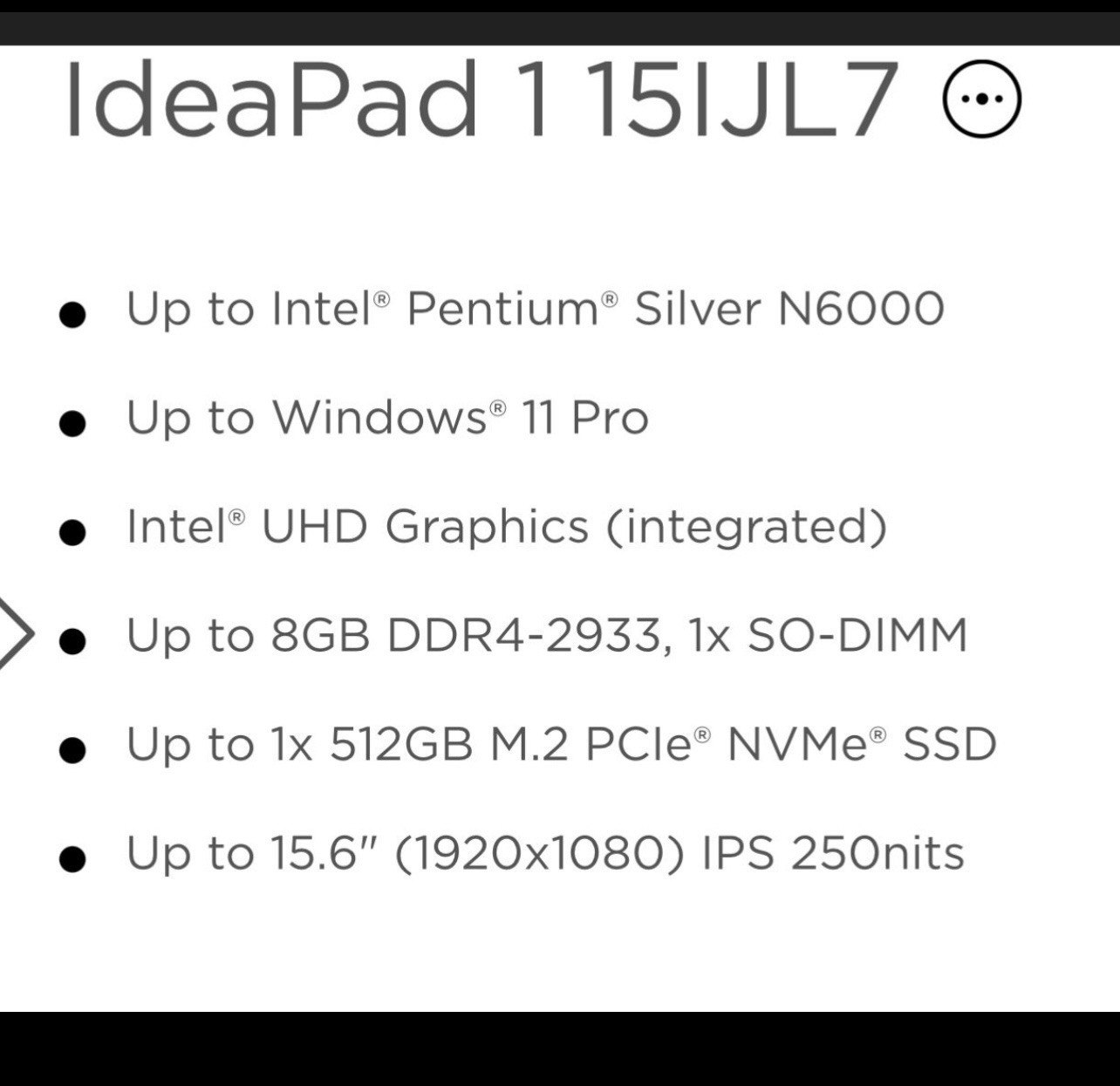 Lenovo IdeaPad 1 15IJL7 15.6″ Laptop Intel N6000 4GB 128GB Windows 11 Blue
