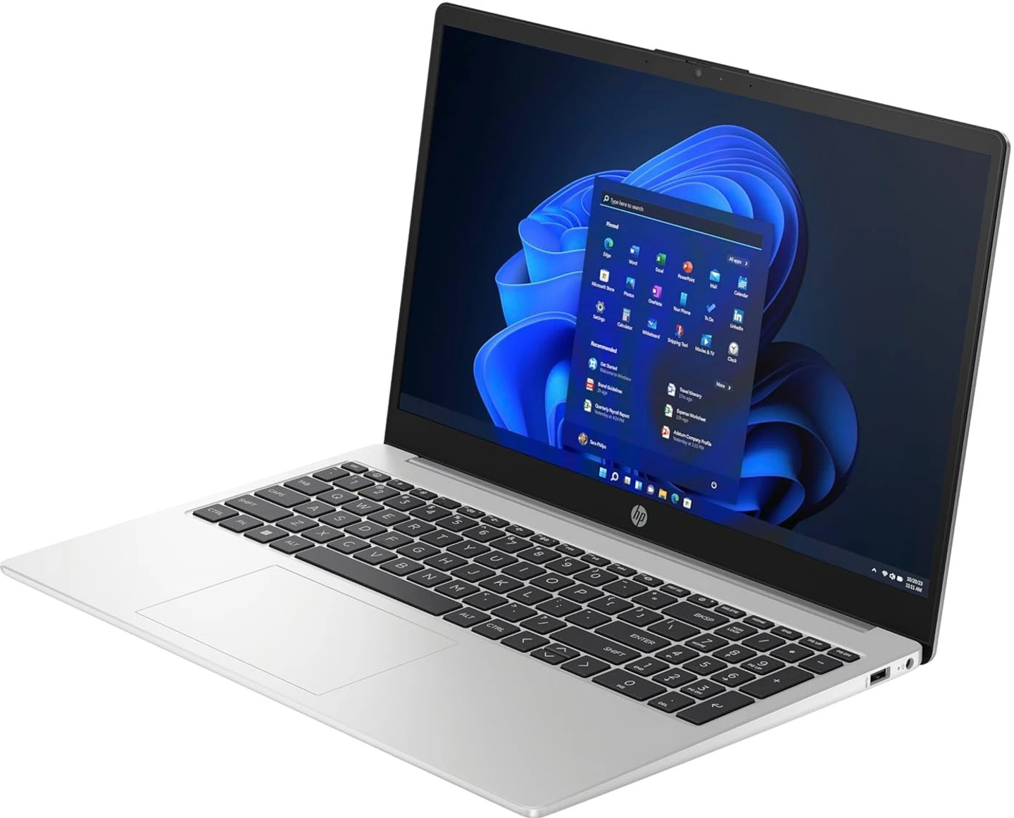 HP 250R G10 i3 14th Gen 100U 8GB 512GB 15.6″ FHD Win11 MSO Silver Laptop