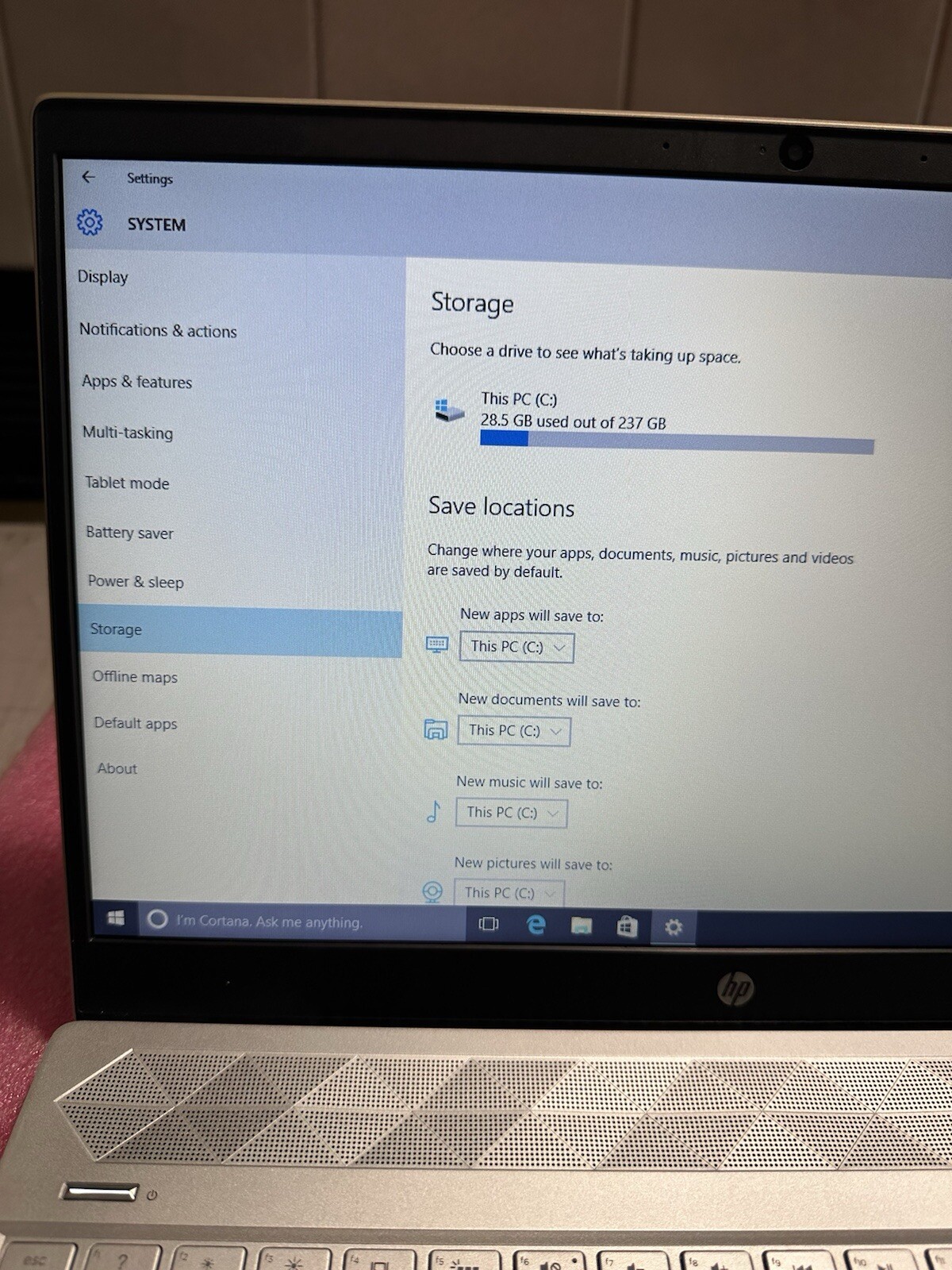 HP G7BSKU1#ABA Laptop 15.6″ AMD A9-9425 Radeon R5 3.1GHz 16GB 256SSD Win10