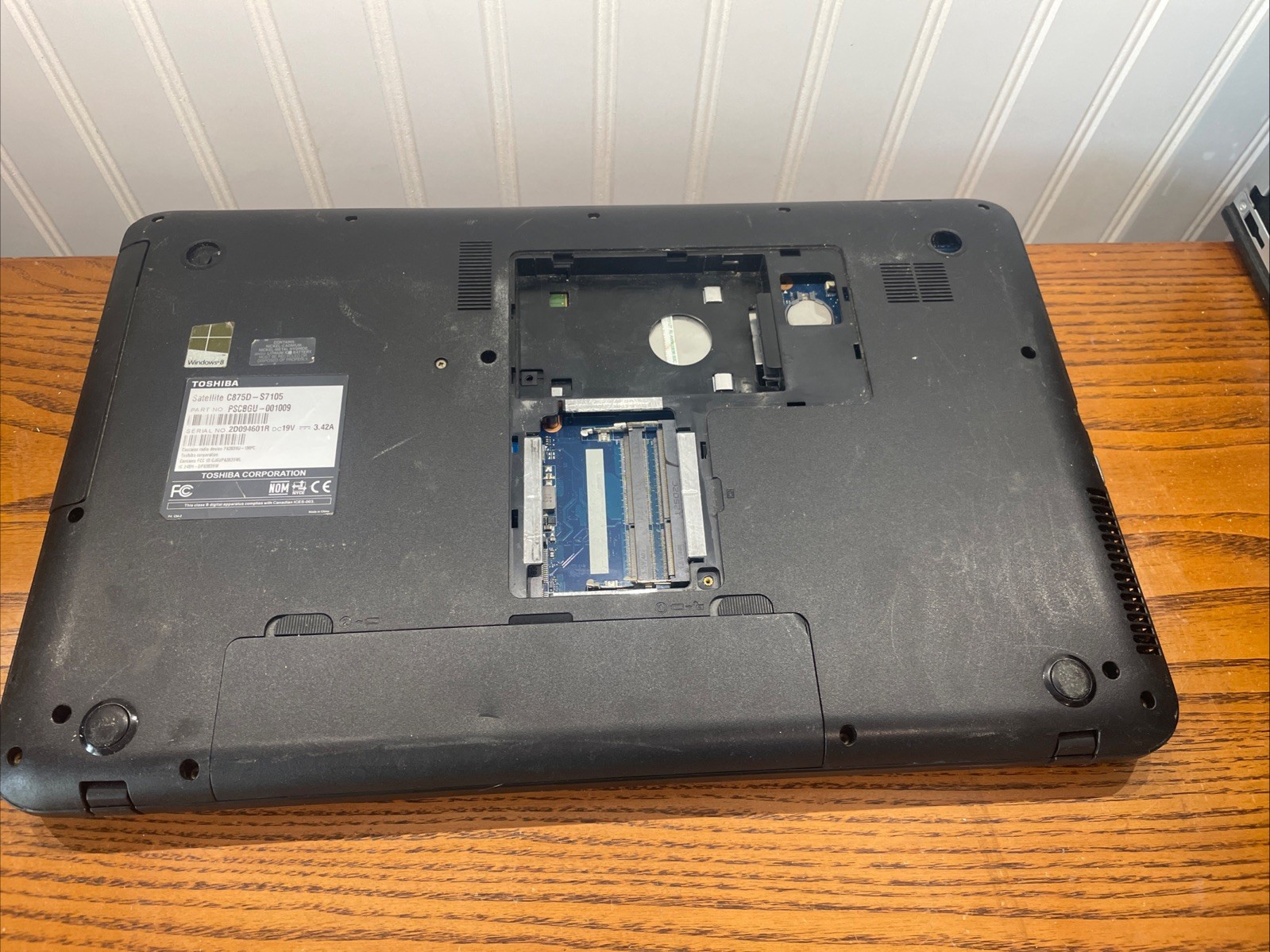 Lot Of 3 TOSHIBA SATELLITE L455-S5975 C875D-S7105 C655-S5049 Parts Or Repair