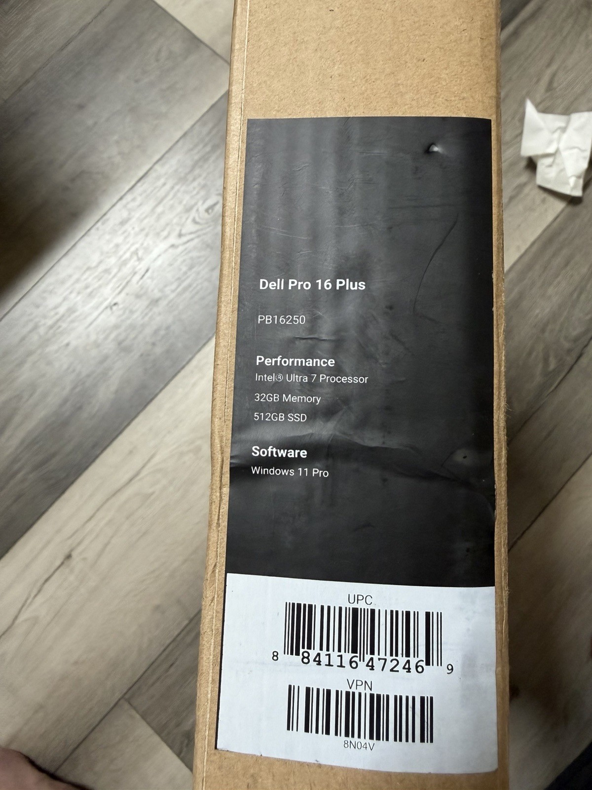 Dell Pro 16″ PB16250 Ultra 7 265U 32GB 512GB SSD WiFi 6E TB4 W11P – Opened Box