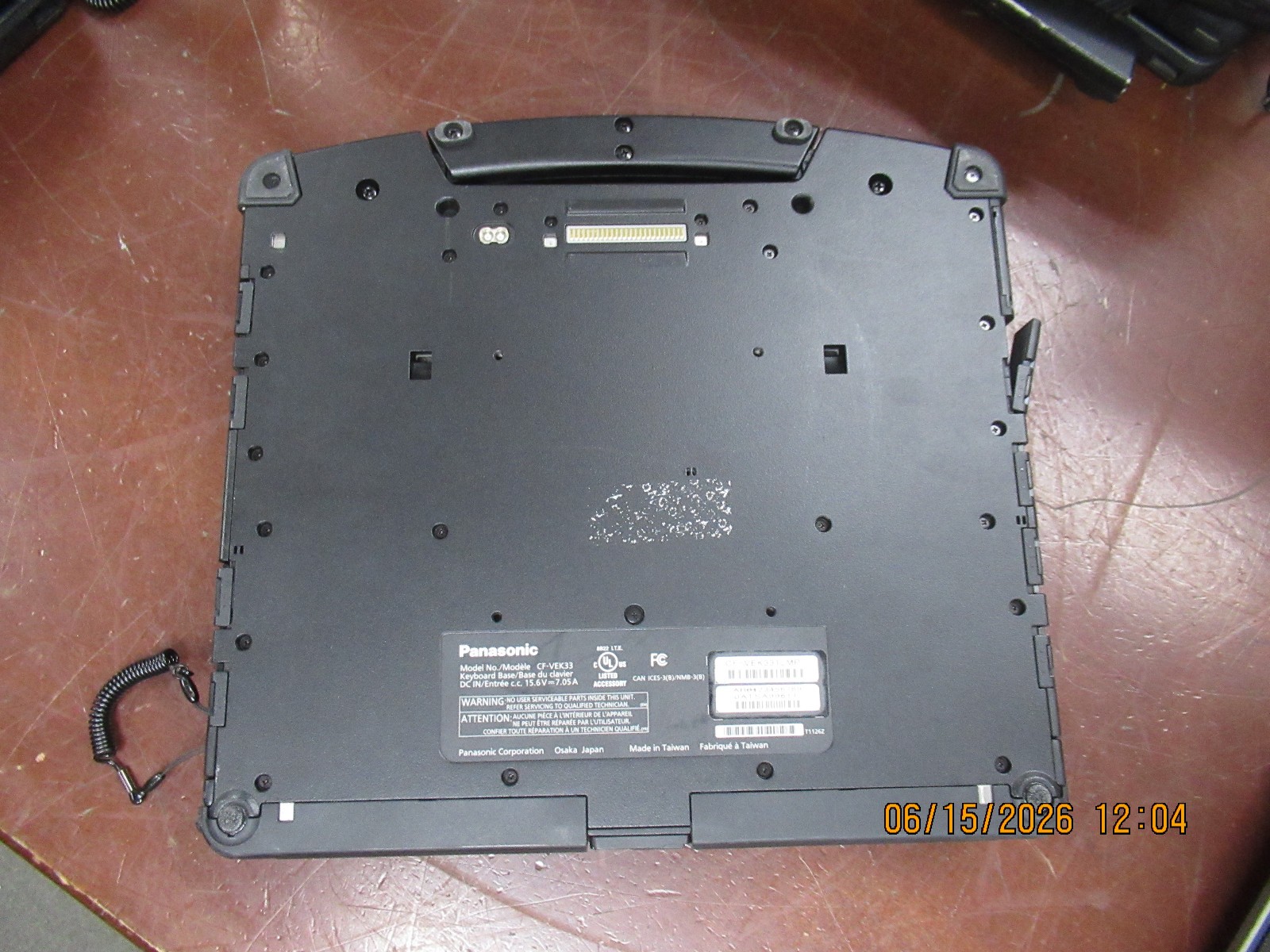 Panasonic Toughbook CF-33 2.8GHz i7-7600U 16GB 28100Hours Laptop+Stylus NO HD/AC