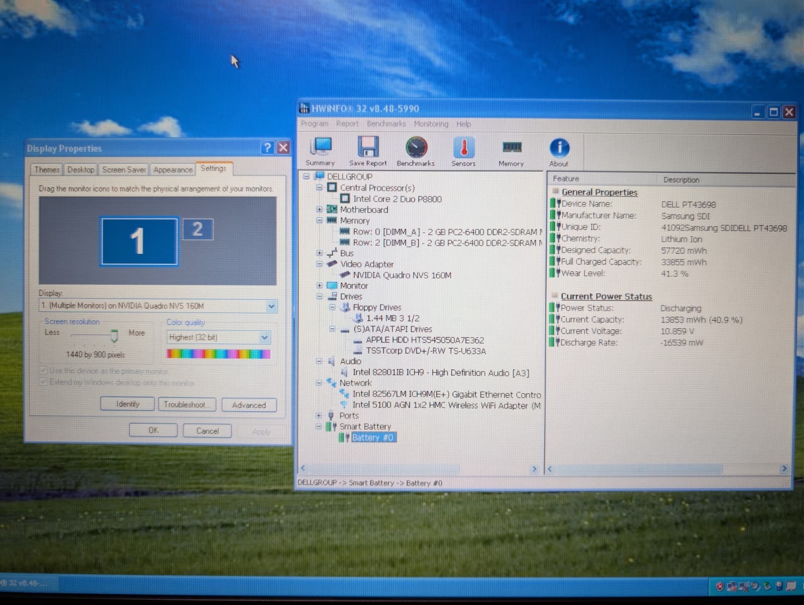 15″ Dell Latitude E6500 | C2D P8800 4GB RAM 500GB HD | NVIDIA Win XP Pro 32-Bit