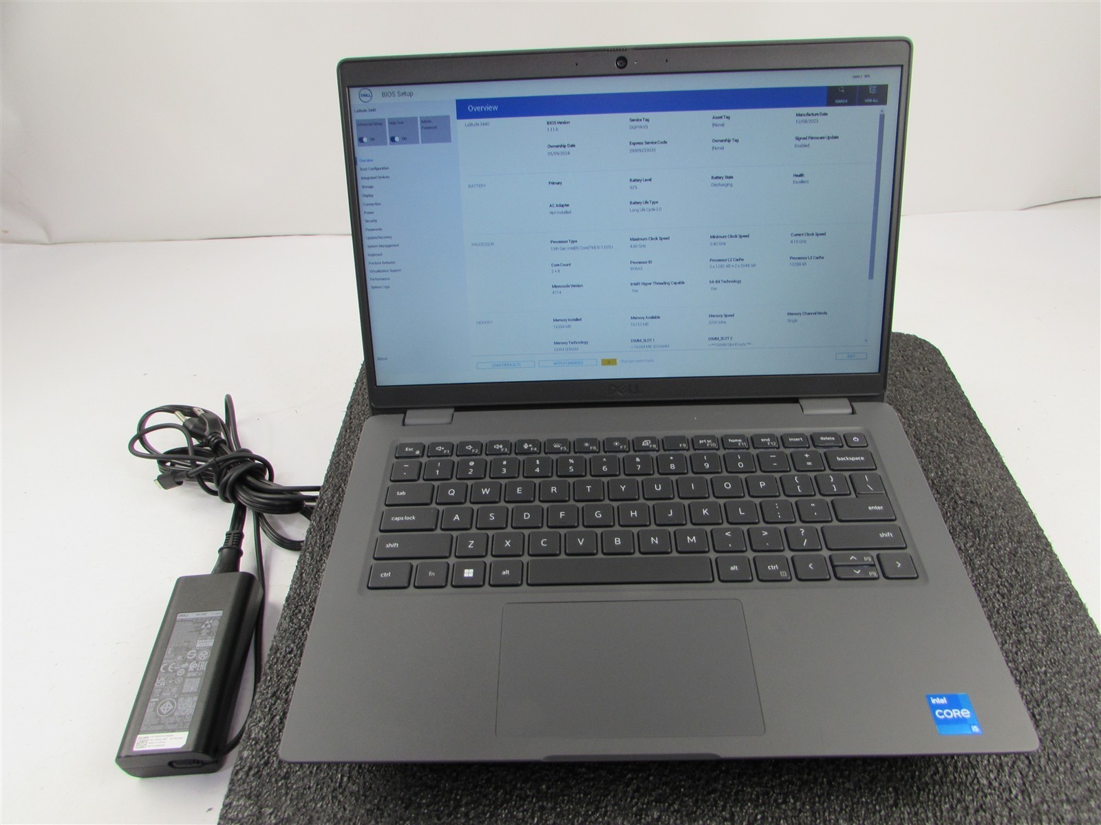 DELL LATITUDE 3440 1366X768 14″ CORE I5-1335U 256GB SSD 16GB RAM NO O.S