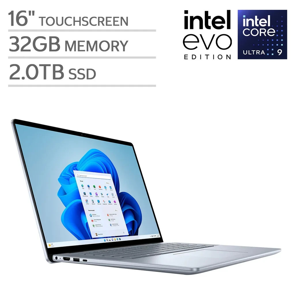Dell Inspiron 16 Plus 7640 16″ FHD Touch Ultra 9 185H 32GB 2TB SSD i7640-9237BLU