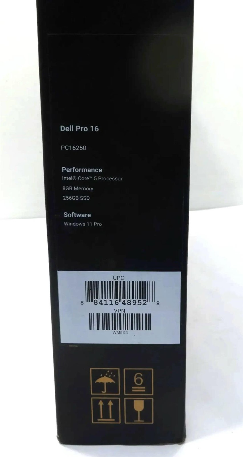 NEW Dell Pro 16 PC16250 Plus 16″ Intel Core 5 120U 1.40GHz 8GB 256GB SSD