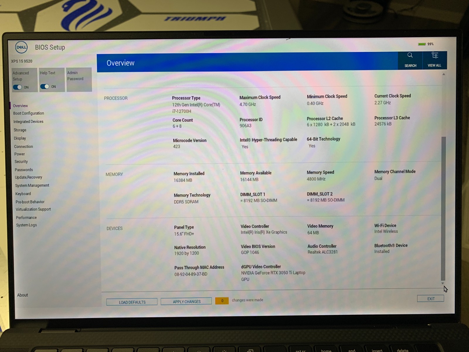 Dell XPS 15 9520 – 2.3 GHz i7-12700H 16GB 512GB SSD RTX 3050 – Windows 11