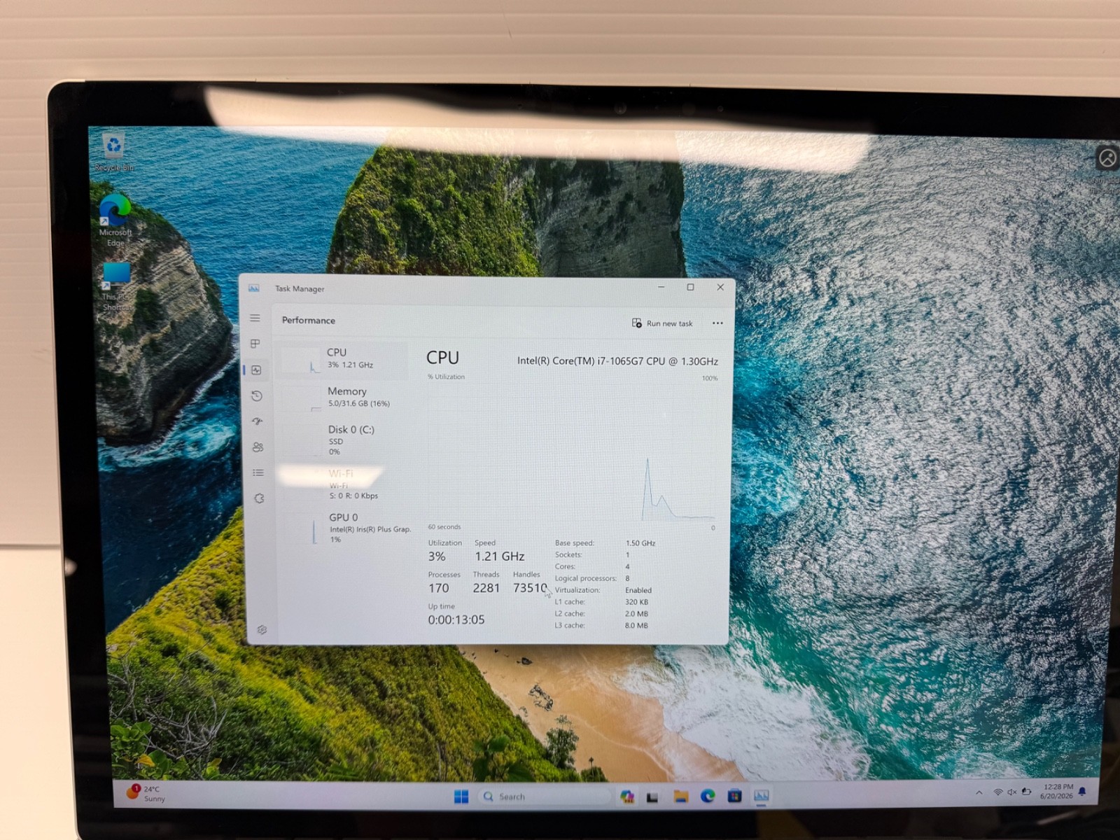 Microsoft Surface Book 3 15.5” i710th-32GB 512 SSD Windows 11pro