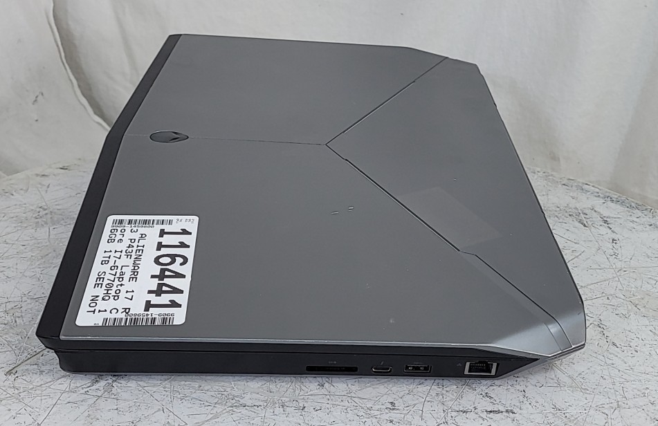 ALIENWARE 17 R3 P43F Laptop Core I7-6770HQ 16GB 1TB SEE NOTES
