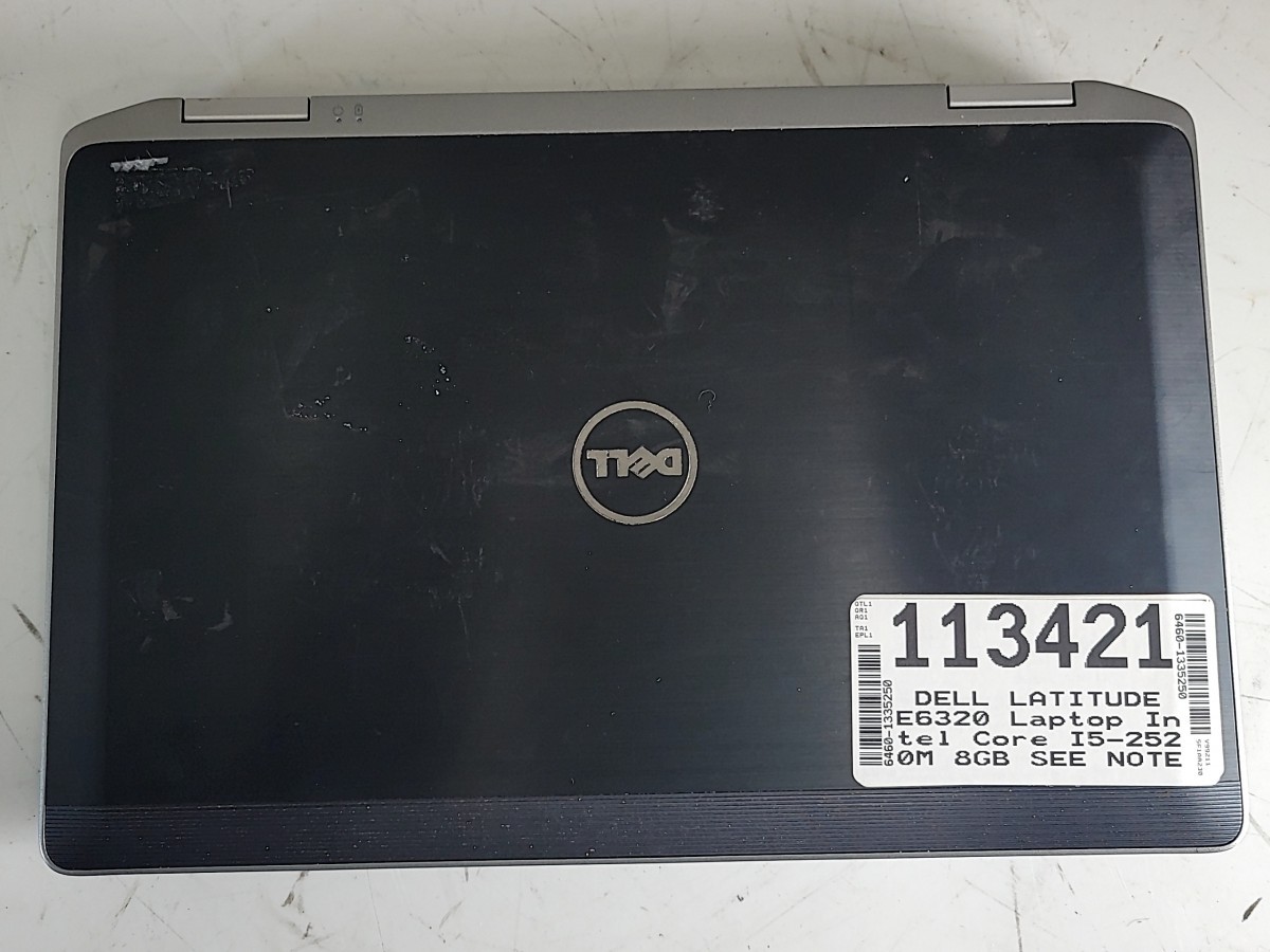 DELL LATITUDE E6320 Laptop Intel Core I5-2520M 8GB SEE NOTES