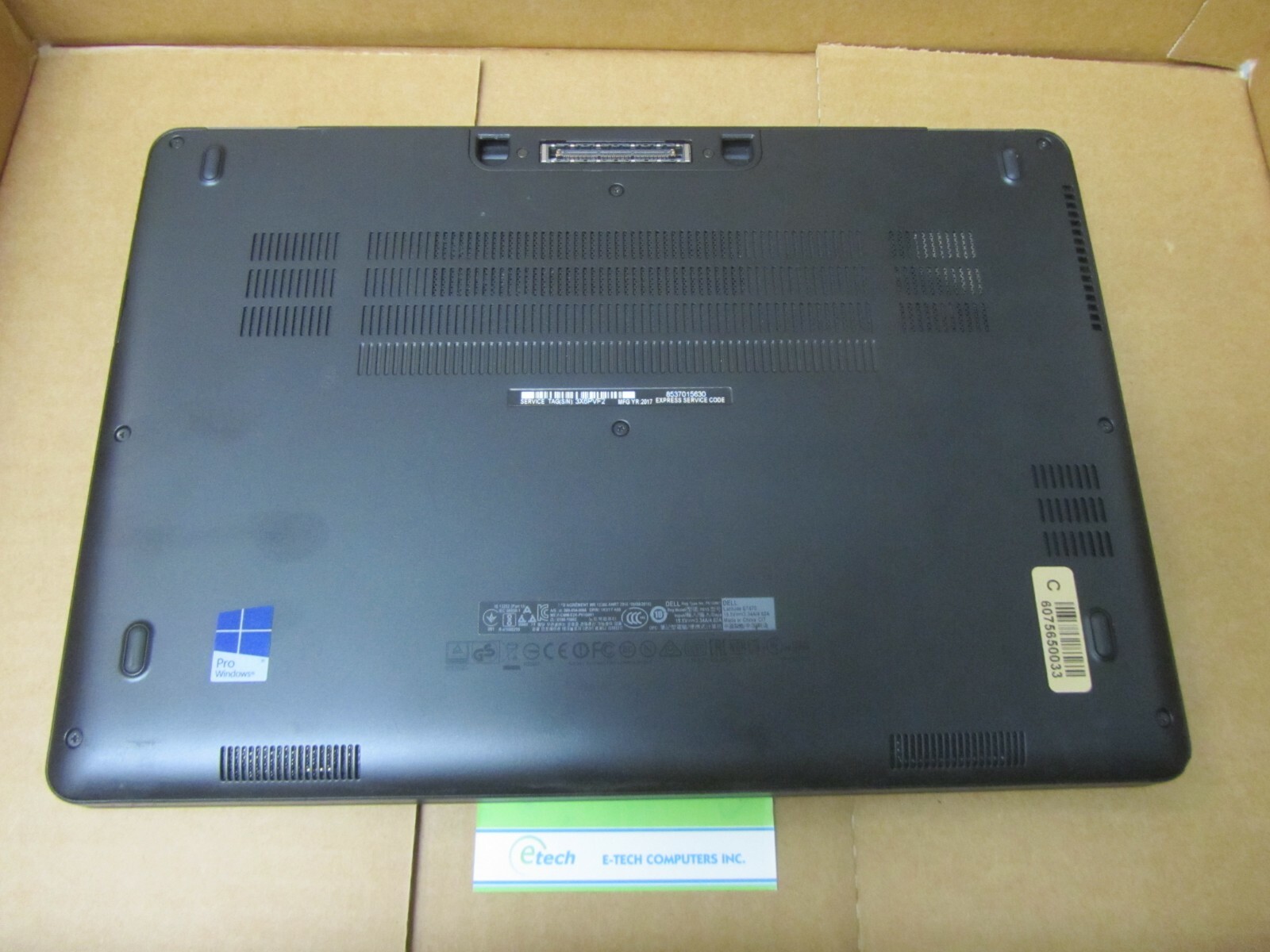 210-AETM Dell Latitude E7470 i7-6600U 8GB 256GB SSD 14″ QHD Touch 2560×1440 Win