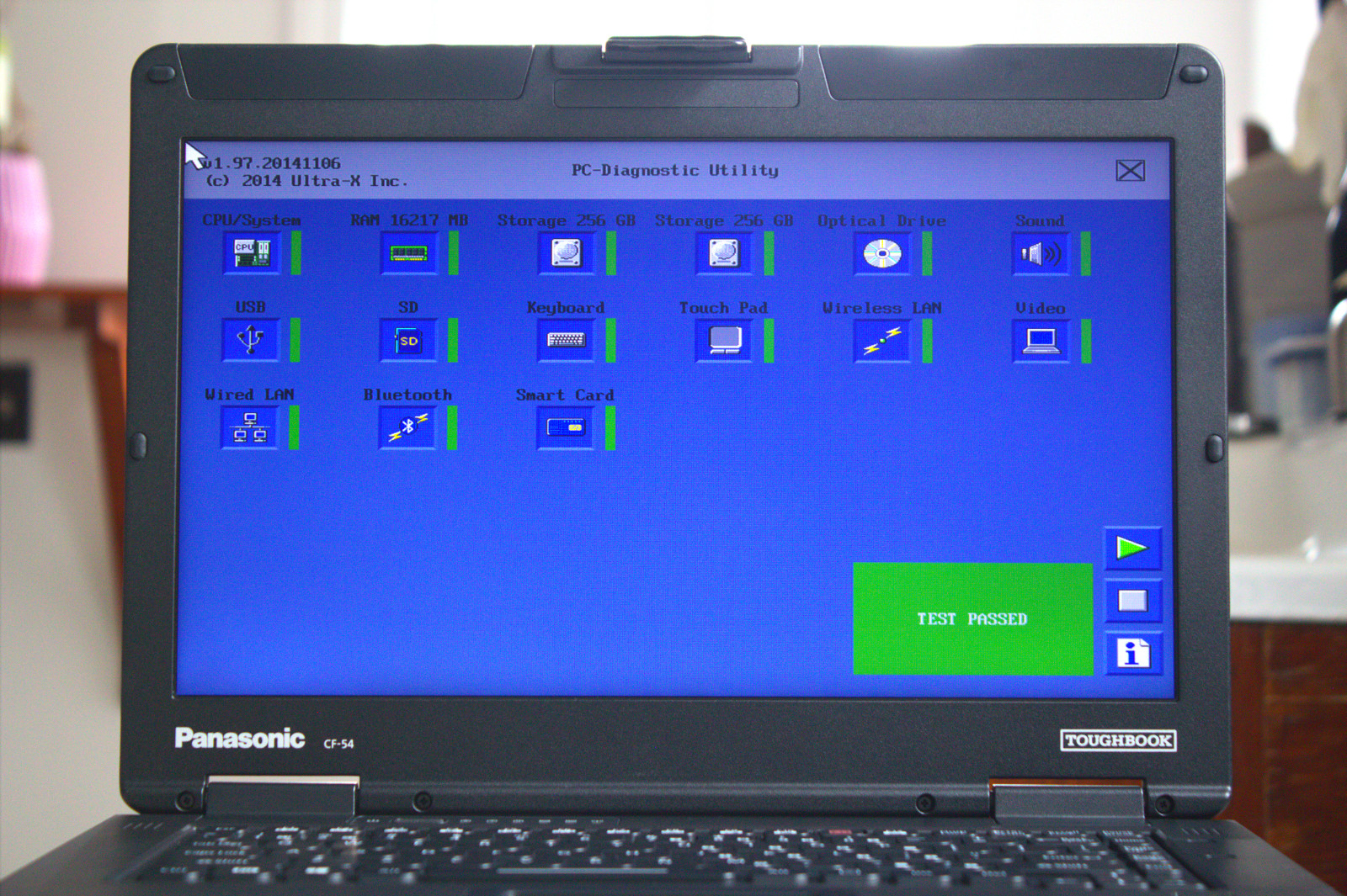 Panasonic Toughbook CF-54 i7-5600U 512GB SSD 16GB RAM DVD SmartCard AC Win11