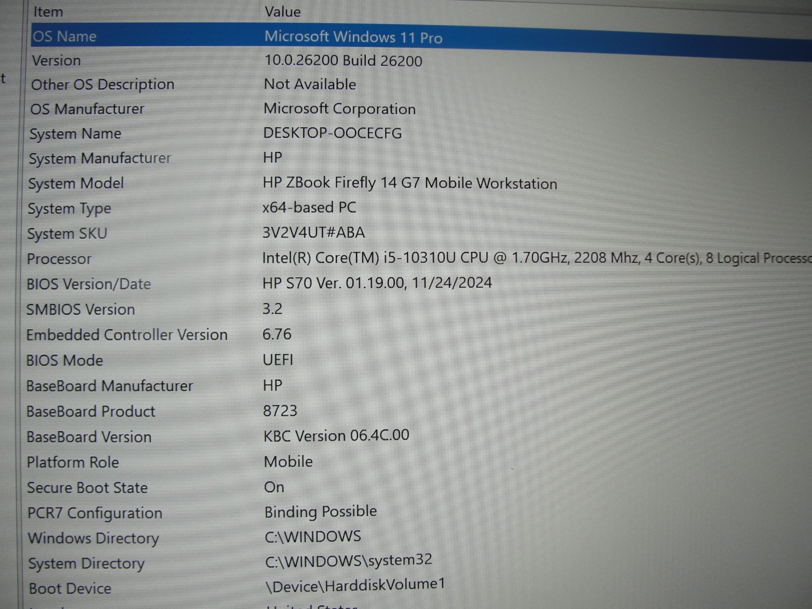 HP ZBook Firefly 14″FHD Intel Core i5-10310U 1.7GHz 16GB RAM 256GB SSD +P/A