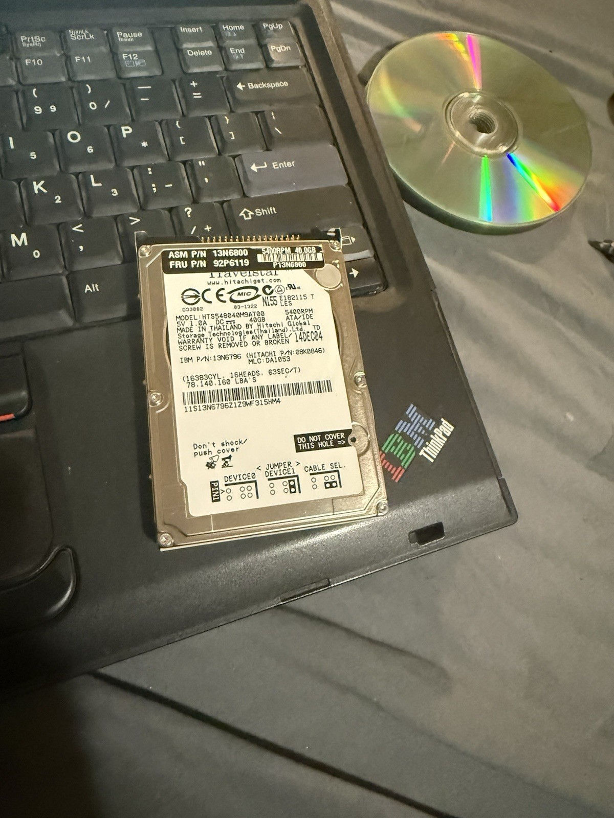 IBM ThinkPad T42 15 FlexView IPS Radeon 9600 Windows XP Retro Gaming Laptop