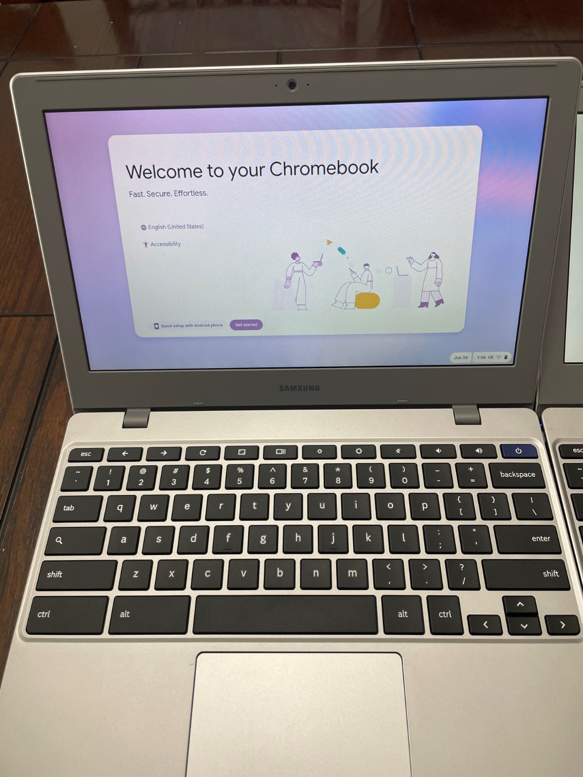 2 Used SAMSUNG XE310XBA K03US Chromebook 4 11.6″ Intel N4000 6GB 64GB