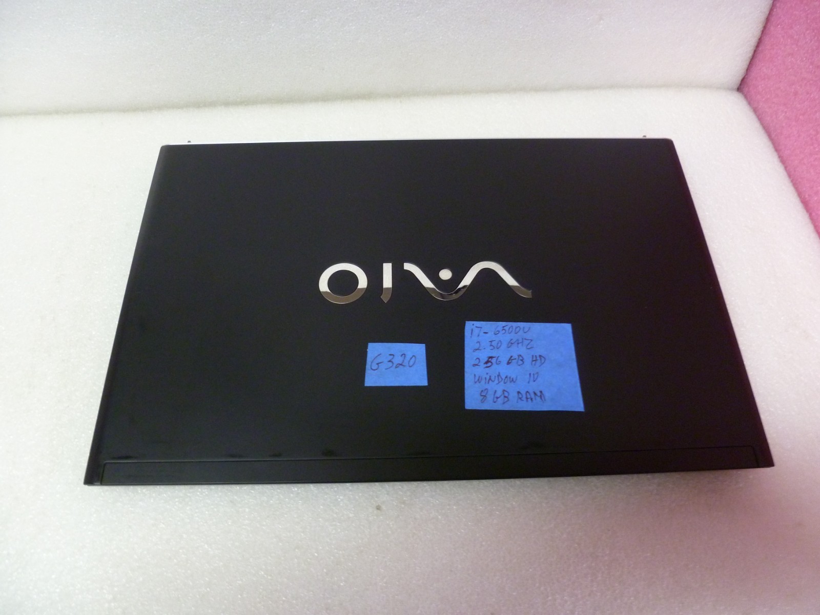 SONY VAIO VJS131C11L i7-6500U 2.50GHZ 8GB RAM 256GB HD WIN 10 G320