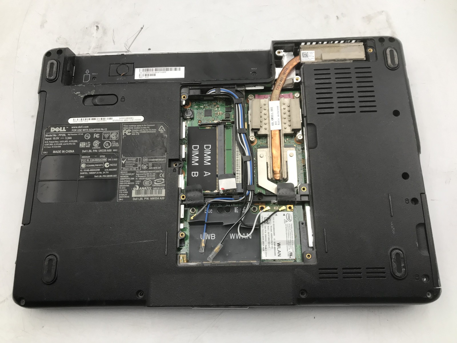 DELL INSPIRON 1525 – FOR PARTS/REPAIR – INTEL CELERON – NO RAM – READ DESC – BB!