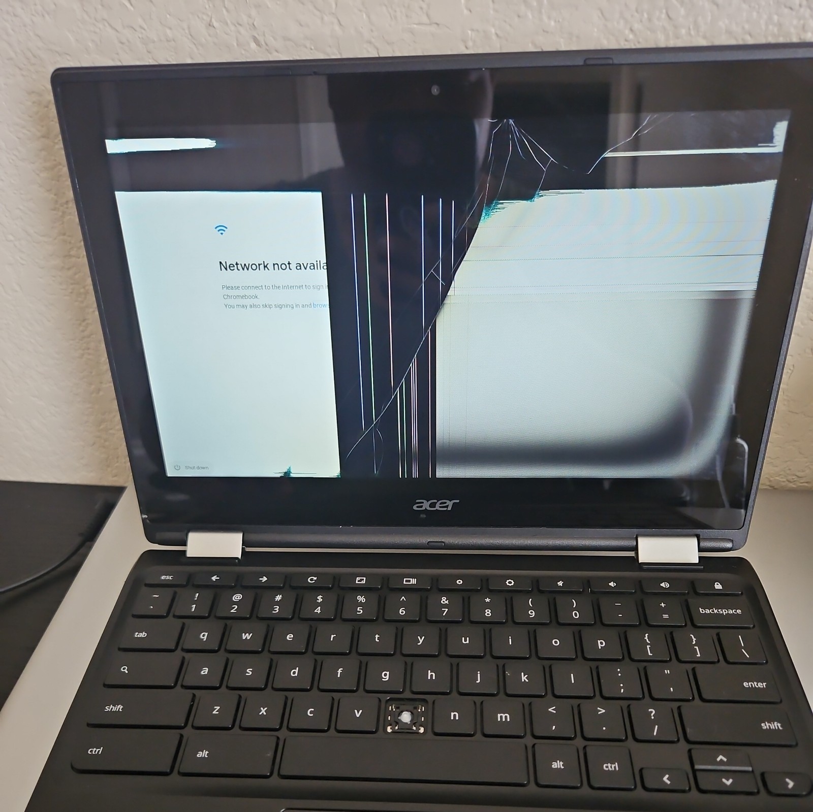 Acer C738T-C44Z Chromebook 11.6″ Intel Celeron N3150 1.6GHz 4GB 16GB (For Parts)