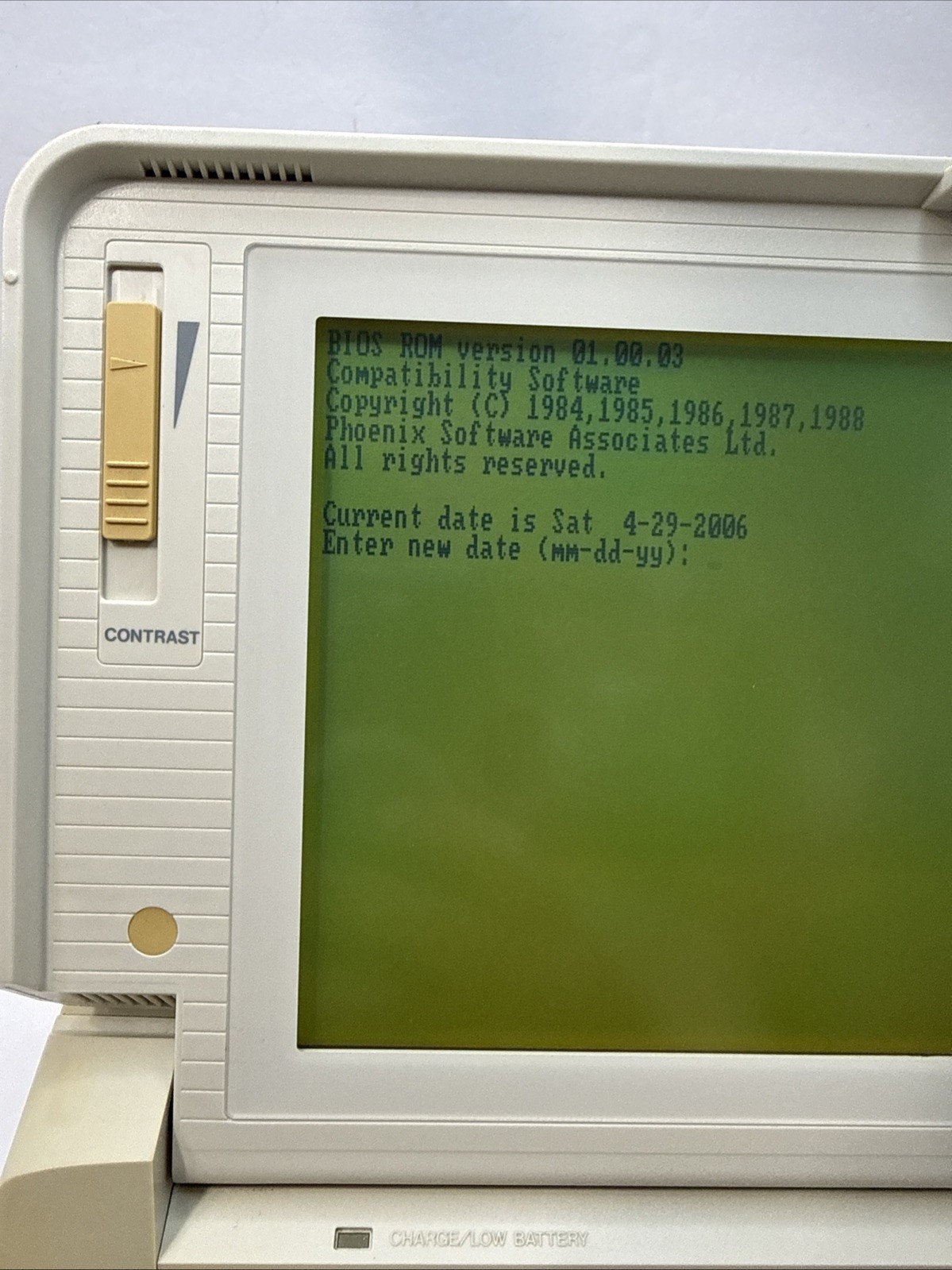 1989 Panasonic Business Partner CF-150 B Portable Computer Powers On Untested