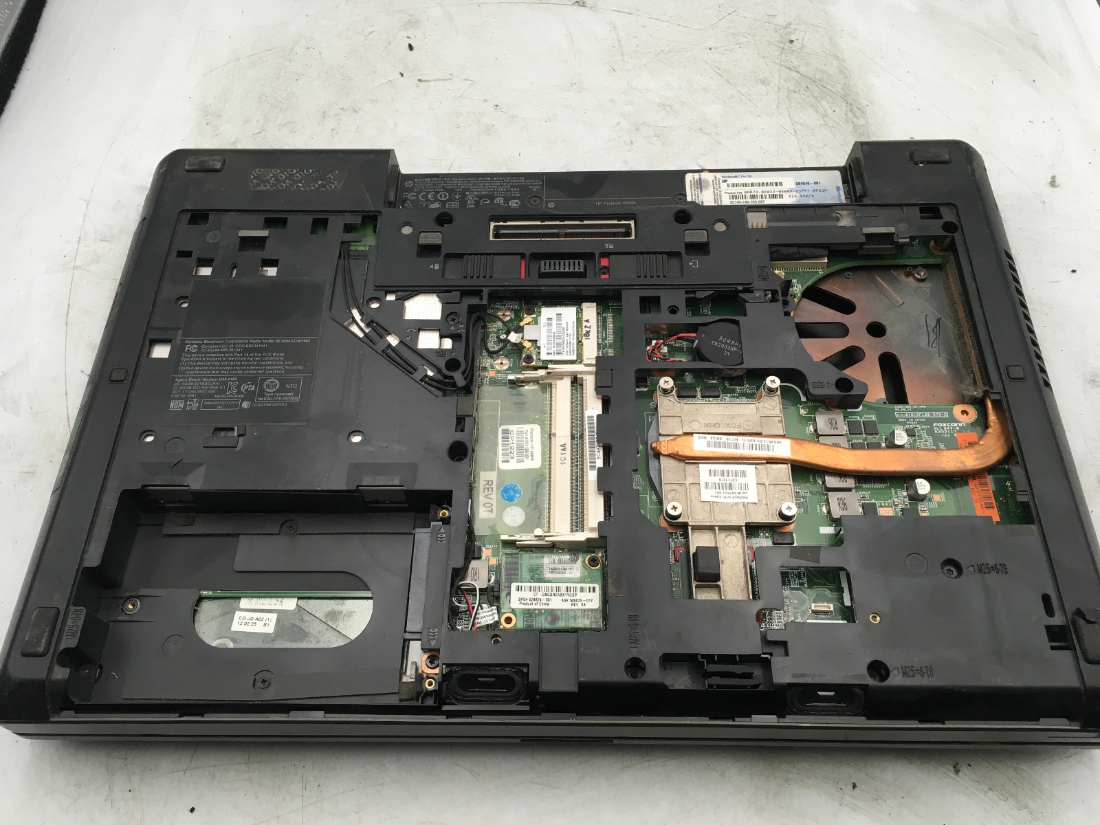 HP PROBOOK 6560B – FOR PARTS/BIOS LOCK – MISSING PARTS -INTEL I5 2ND GEN-READ-BB