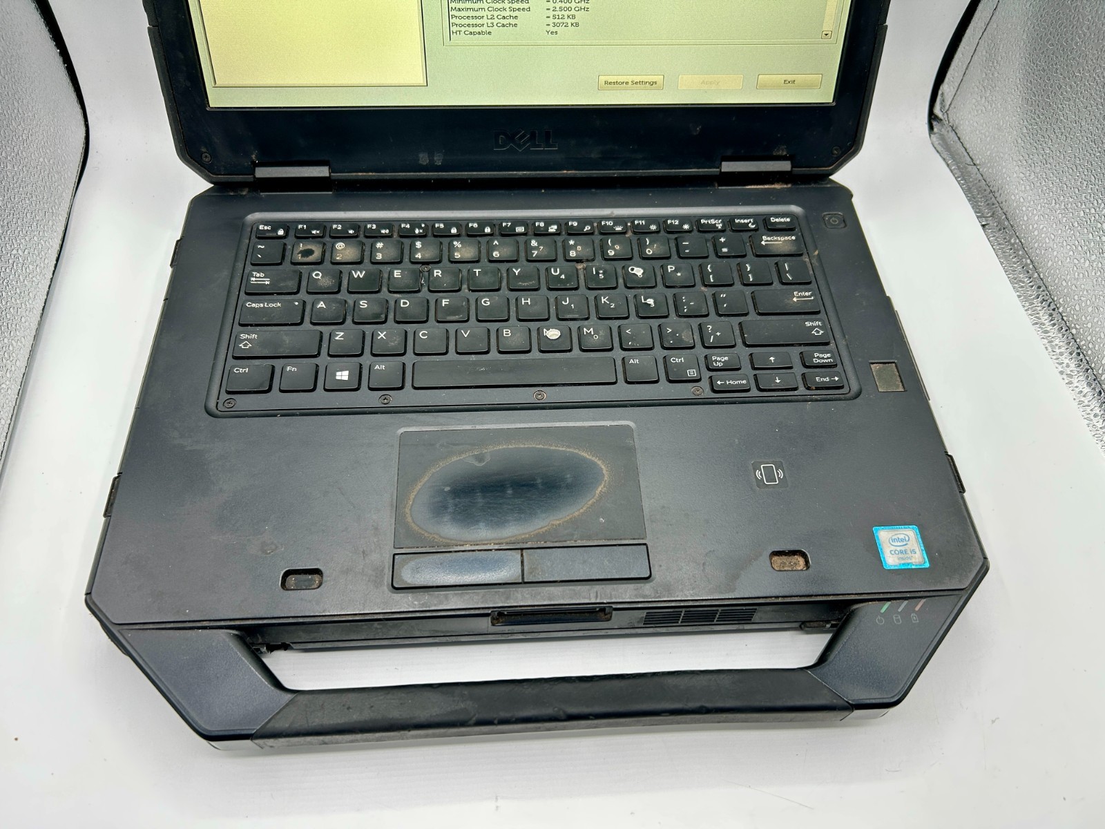 Dell Latitude 14 Rugged 5414 Core i5-6300U@2.40GHz 8GB RAM NO DRIVE NO OS