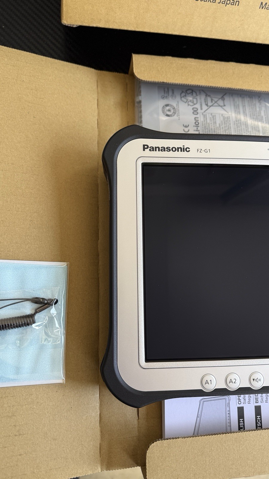 PANASONIC TOUGHPAD FZ-G1 MK5 7th 8GB Diagnostic Tablet Win 11 Barcode Reader 256