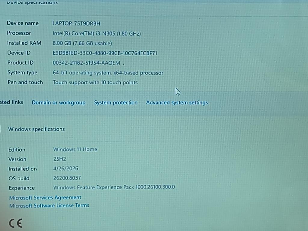 HEWLETT PACKARD 15-FD0759DS CORE (P20034132)