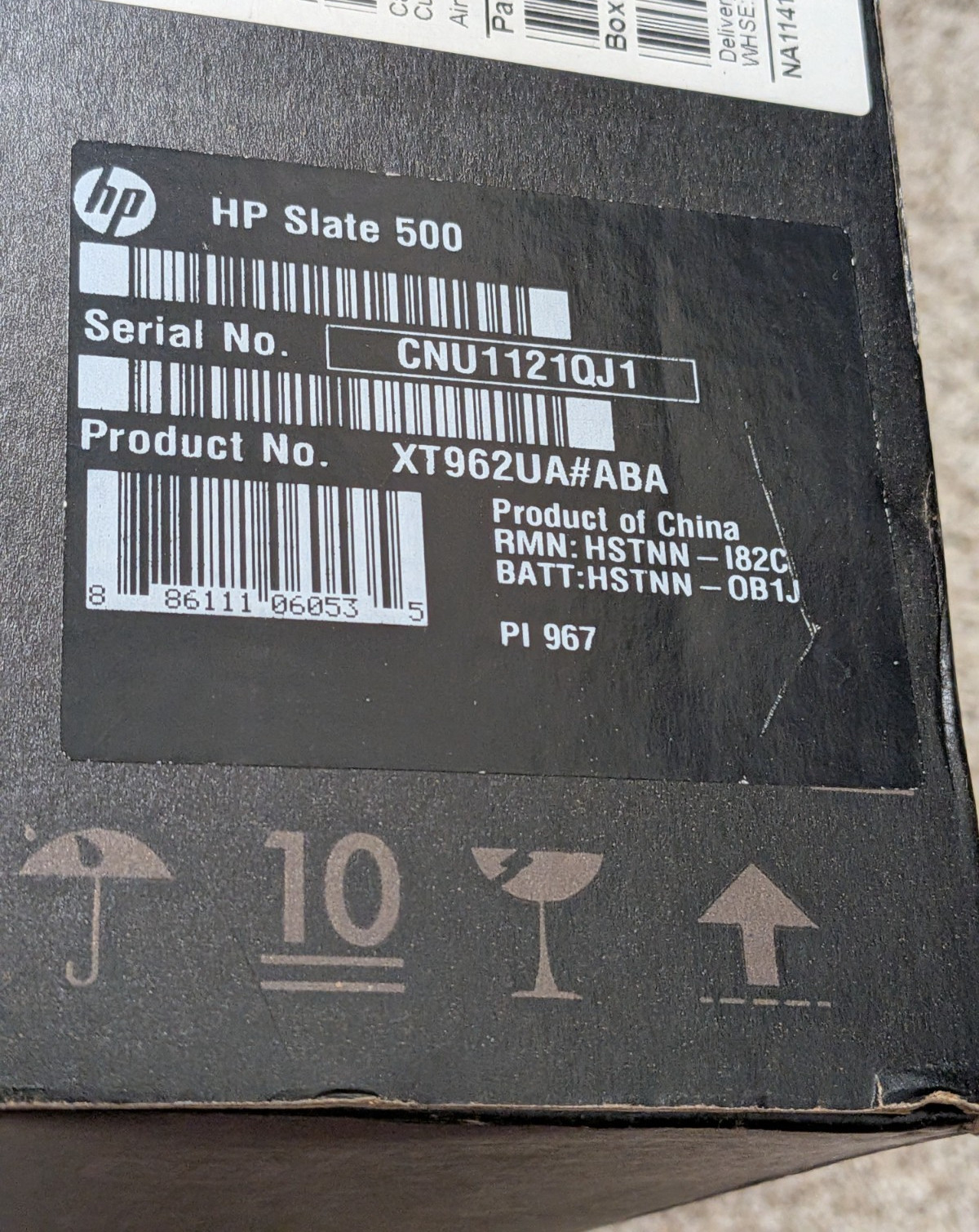 HP Slate 500 Bundle + Docking Station + Stylus + Charger