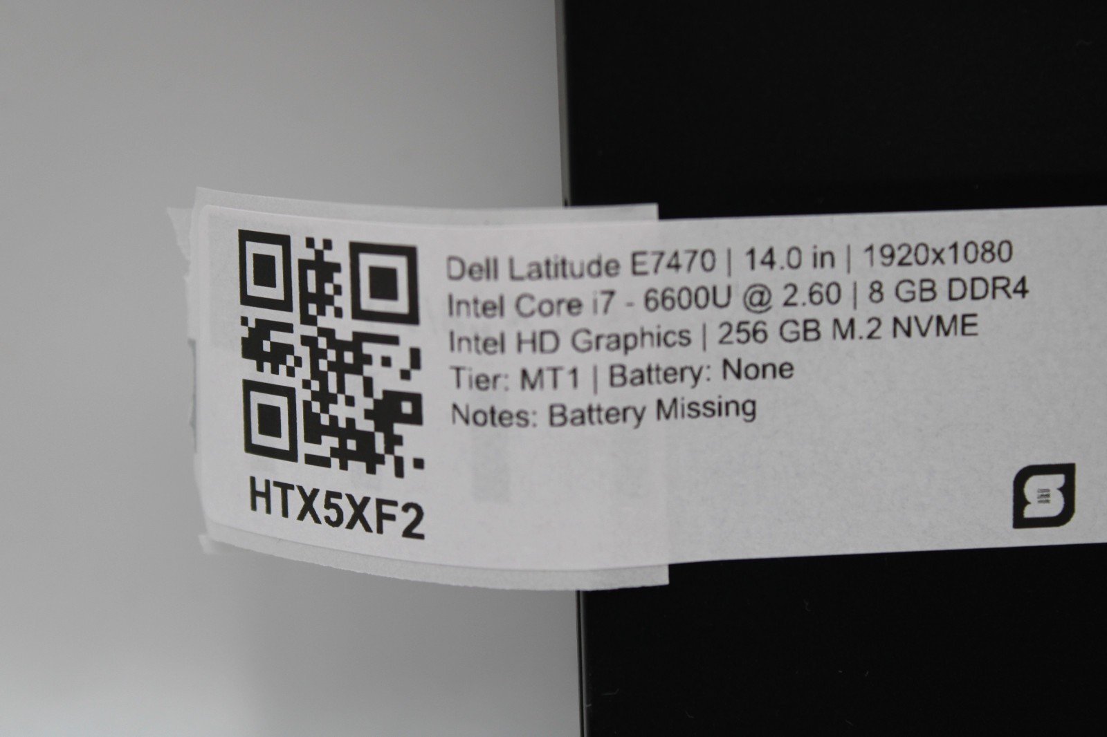 Dell Latitude E7470 _ i7-6600U @ 2.6 _ 8GB RAM _ 256GB SSD _ No OS / BATTERY