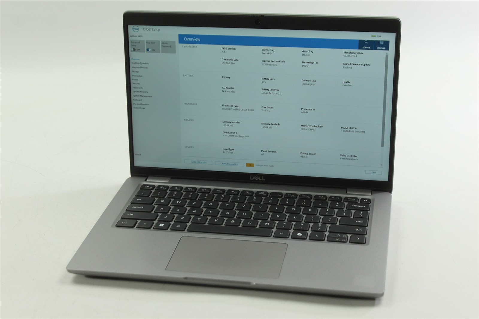 Dell Latitude 5450 14″ FHD Core Ultra 5 135U 1.6GHz 512GB SSD 16GB RAM W11P