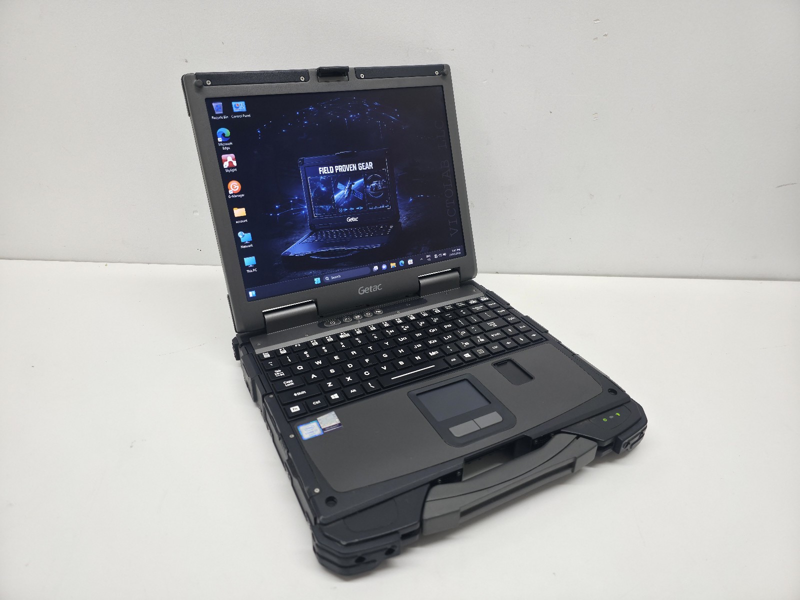 GETAC B300 G6 Laptop CORE I7 6th Gen 8GB 512GB SSD LTE Touch DVD Finger GPS