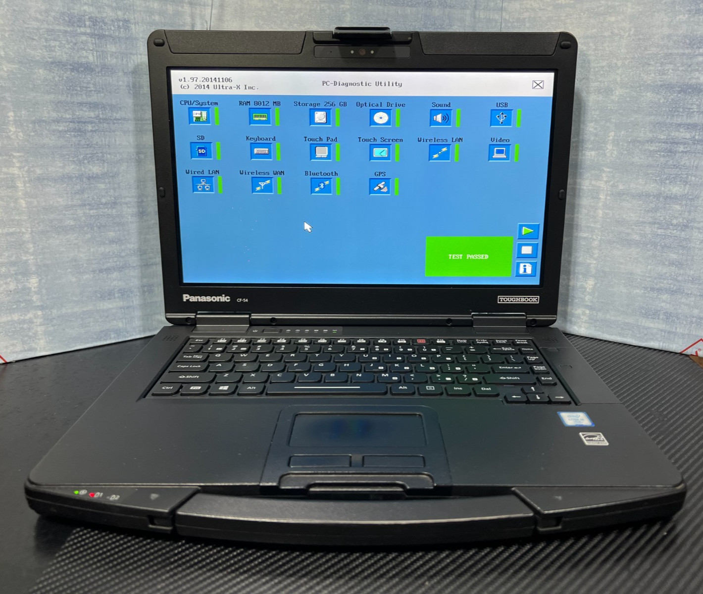 CF-54F9885KM, i5-6300U 2.40Ghz,8GB Mem,256GB SSD,Touchscreen,4G LTE,GPS,4,210Hrs