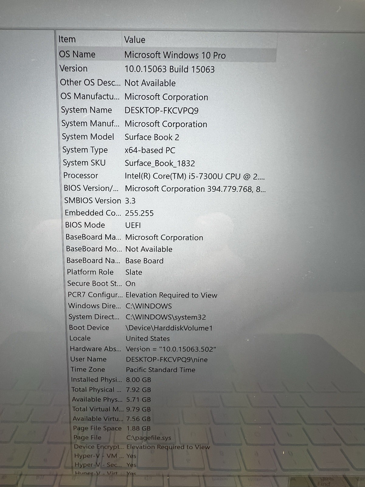 Microsoft Surface Book 2 13.5″ (256 GB, Intel Core i7 8th Gen., 2.6GHz, 8GB)…
