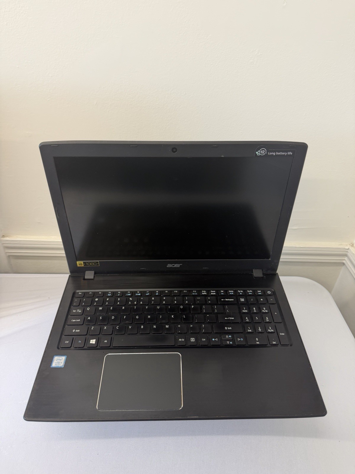 Acer Aspire E5-576 Laptop – Good Screen – Intel i3 Gen8 – RAM 8GB – Read Des
