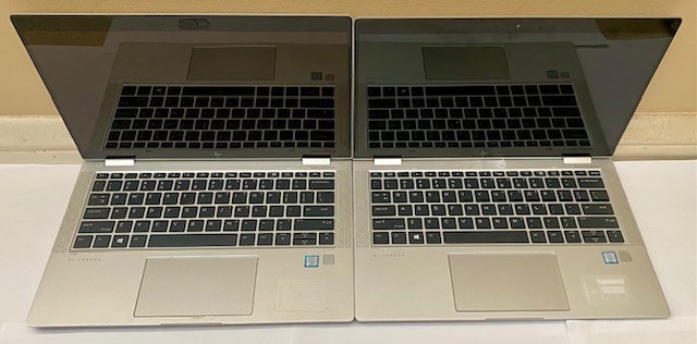 LOT 2 HP EliteBook x360 1030 G4 16GB i5-8365U 1.60GHz