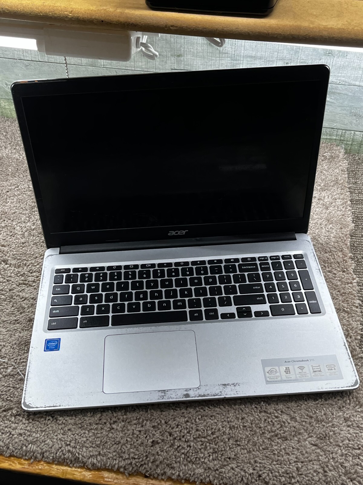 Acer N19Q3 ChromeBook CB315-3H Series No Power Cord PARTS/REPAIR 903731
