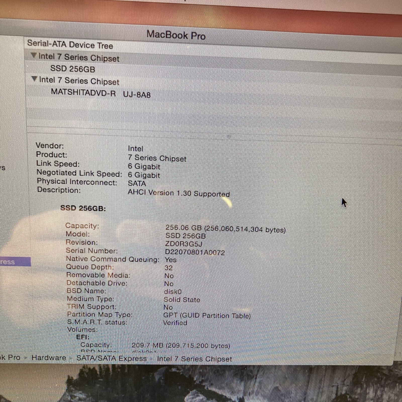 Apple MacBook Pro 13″ i5 2.5GHz 4GB RAM 256GB SSD Mac OS Yosemite A1278