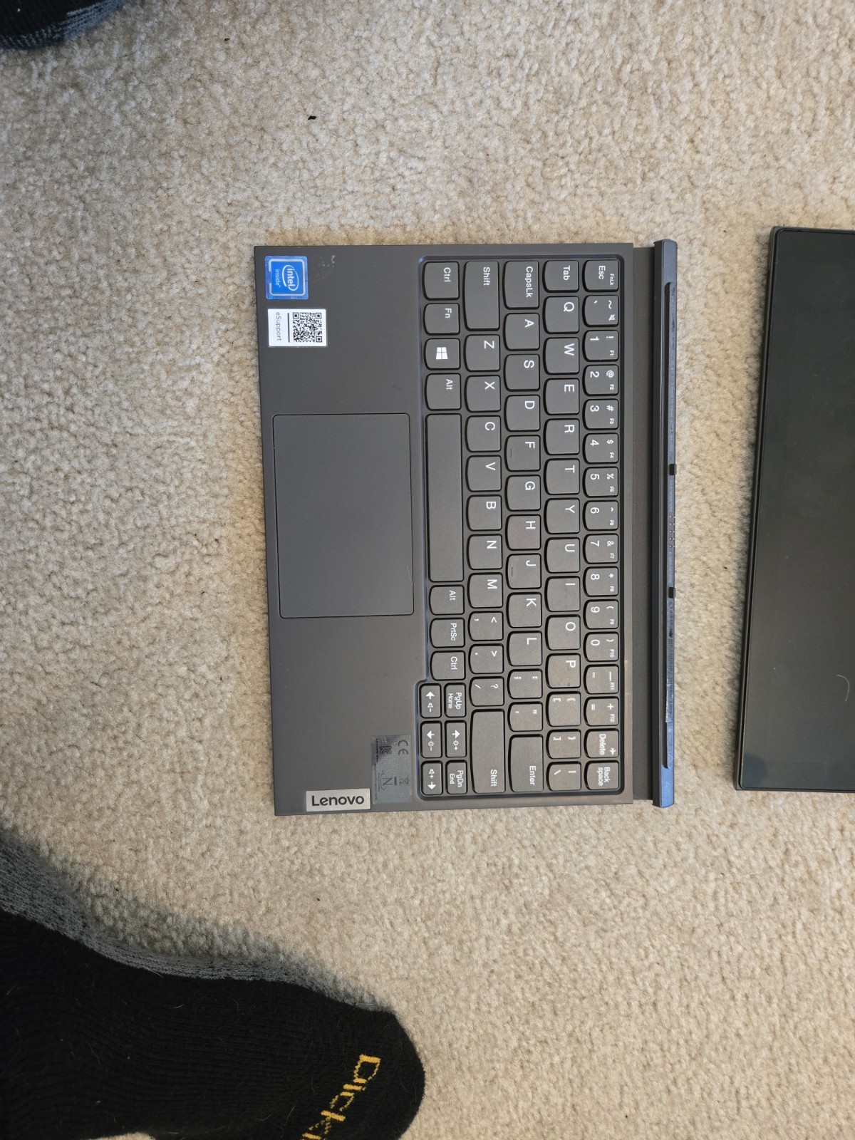 Lenovo Ideapad duet 3 10lGL5 windows 11 type 82AT laptop tablet Grey