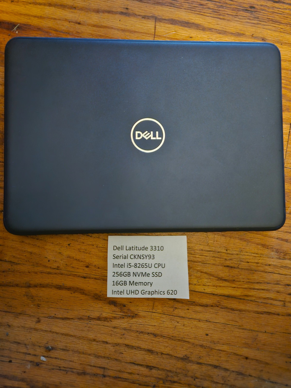 Dell Latitude 3310 Intel i5-8265U 16GB RAM 256GB Win 11 Pro