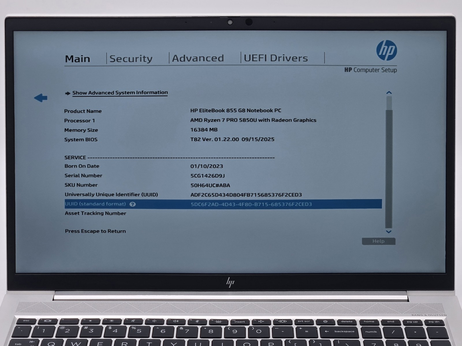 HP EliteBook 855 G8 15″ FHD Touch RYZEN 7 PRO 5850U 512GB SSD 16GB W11P *READ*