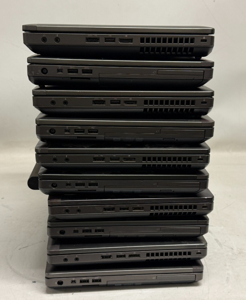 HP ProBook 6460b/6465b/6470b/6475b (Mixed CPU – 4/8GB – NO OS/HDD) – Lot of 10