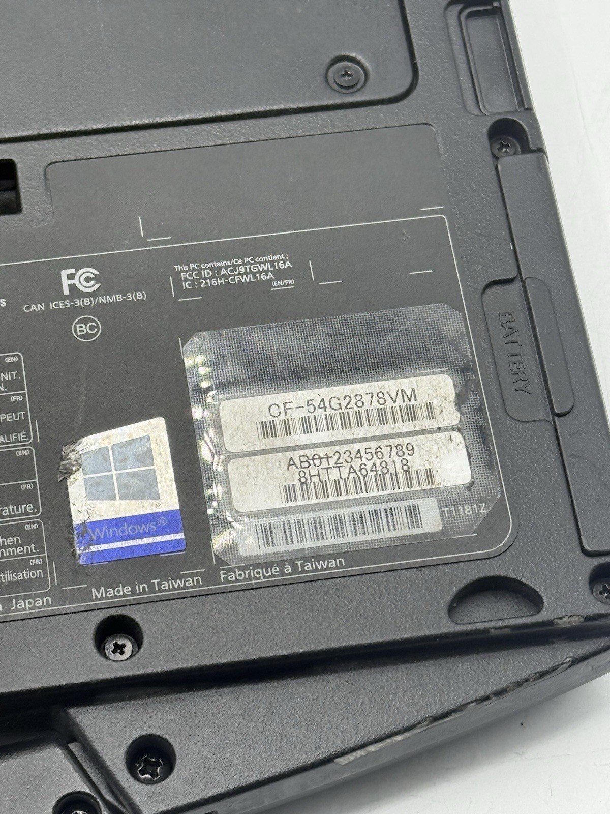 Panasonic Toughbook CF-54 i5-7300U 2.6GHz 8GB RAM READ