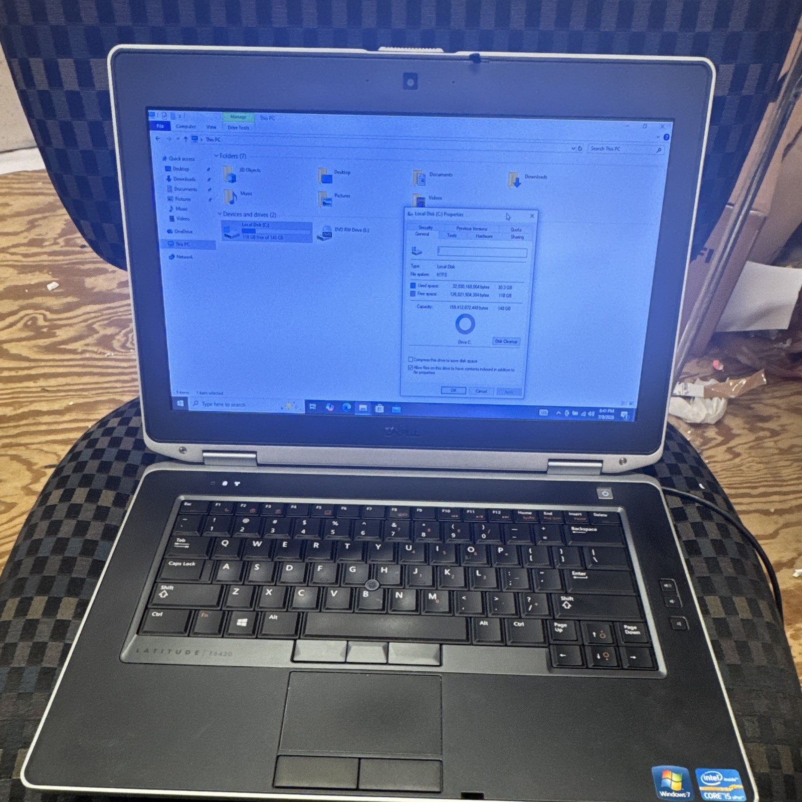 Dell Latitude E6430 14″ i5-3340M 2.70GHz 6GB 160GB SSD Win 10 Black *READ*