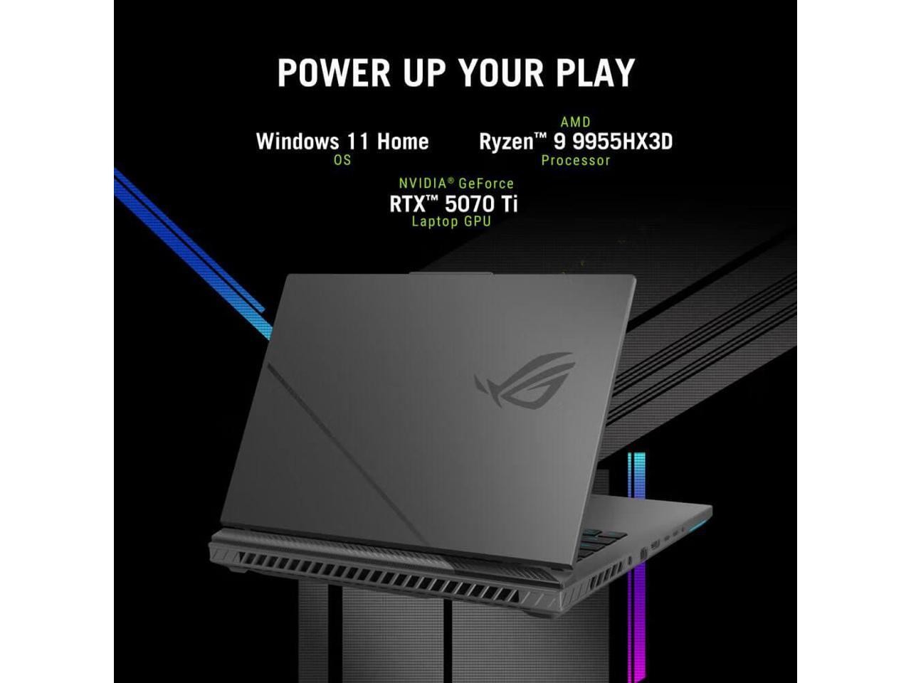 Asus G614FR-DS96 16 inch ROG Strix G16 – AMD Ryzen 9 9955HX3D – 32GB – 1TB – NVI