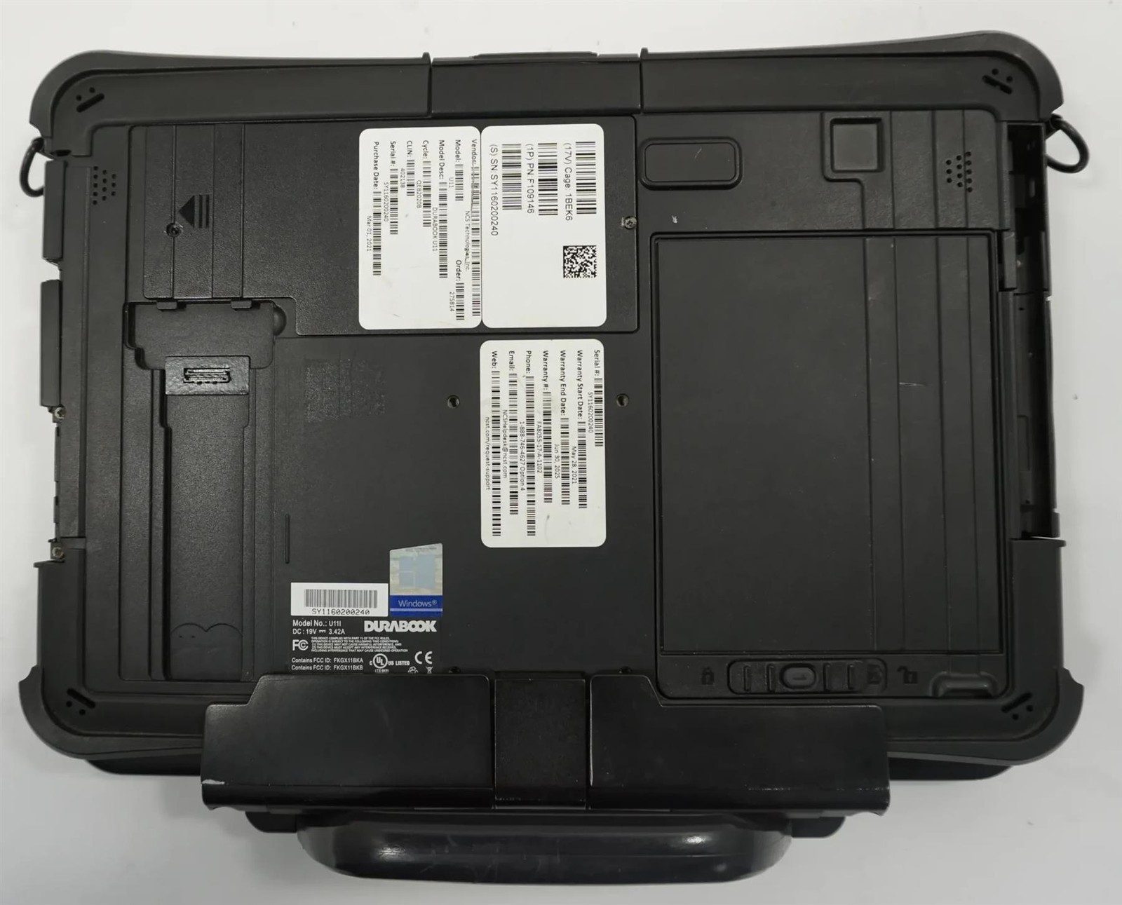 Lot of 10 DURABOOK U11i Rugged 11.6″ Core i5-10210Y 1.00GHz 16GB – No SSD