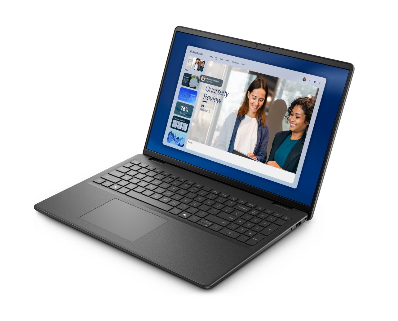 Dell 16 16″ WUXGA Touch AMD Ryzen 7 250 3.3 GHz 32GB 2 TB SSD W11H Laptop, Black