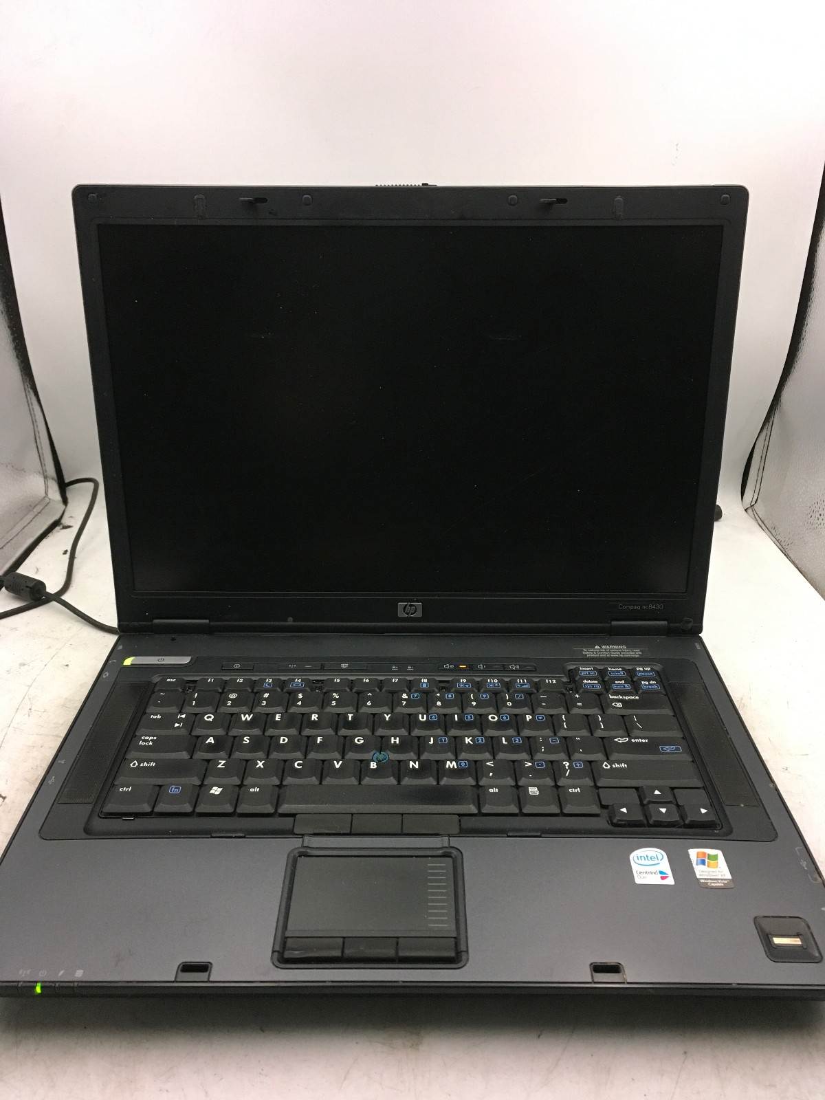 HP COMPAQ NC8430 – FOR PARTS/REPAIR – INTEL CENTRINO – NO RAM – READ DESC – BB