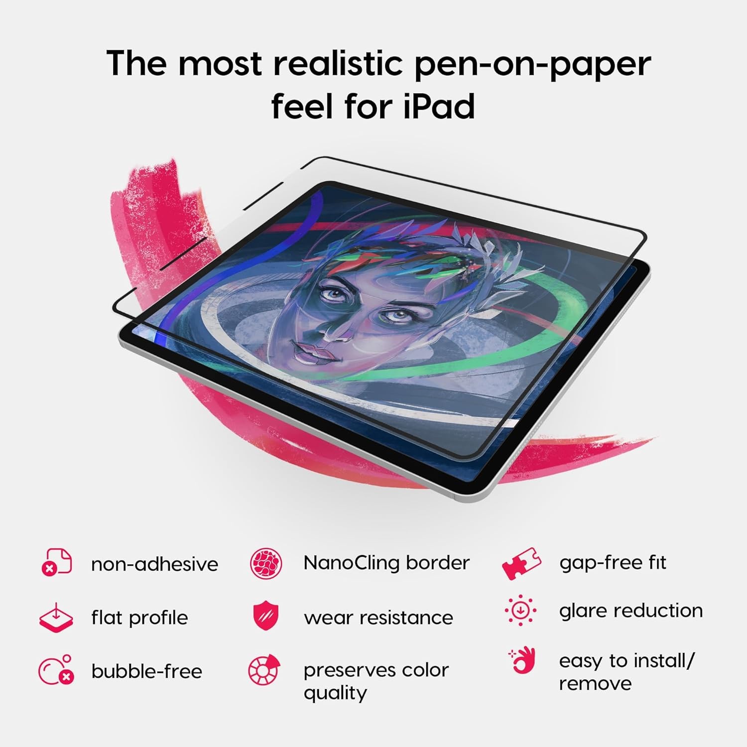 Rock Paper Pencil v3.0 – Paper Screen Protector for iPad Pro 12.9 inch (Gen 3-6)